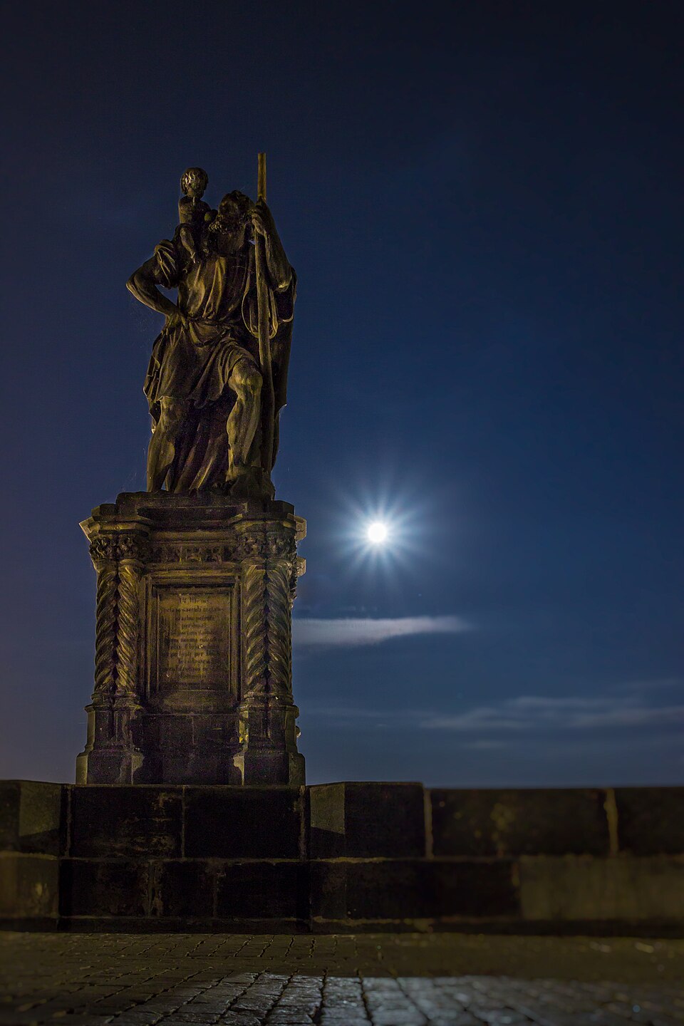 Charles Bridge in warm Prague light